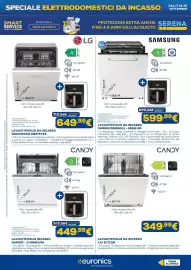 Volantino Euronics Pagina 7: Lavastoviglie incasso rapidó - CI 6B4F1MA €449,99, Lavastoviglie da incasso Samsung €599,99