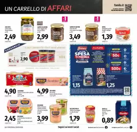 Volantino Famila Superstore Pagina 10: Rio mare filetti di tonno €3,99, Asdomar tonno trancio intero all'olio di oliva €4,90