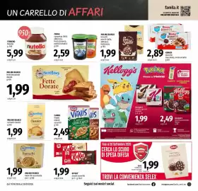 Volantino Famila Superstore Pagina 16: Cameo Vitalis muesli assortiti €2,49, Mulino Bianco cornetti classici €1,99