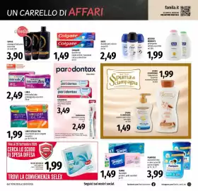 Volantino Famila Superstore Pagina 20: Tempo fazzoletti protect, pelli sensibili €1,49, Lines Seta Ultra assorbenti €1,99