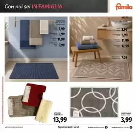 Volantino Famila Superstore Pagina 22: Set tappeti bagno Jonny €13,99, Tappeto Sassari €3,99