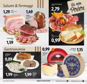 Volantino Famila Superstore Pagina 4: Fiordimaso Asiago DOP €0,99, Selex prosciutto cotto €1,29