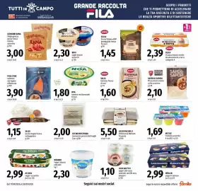 Volantino Famila Superstore Pagina 7: Cucina nostrana tramezzini prosciutto/funghi €2,00, Yogurt bianco naturale Merano €2,30