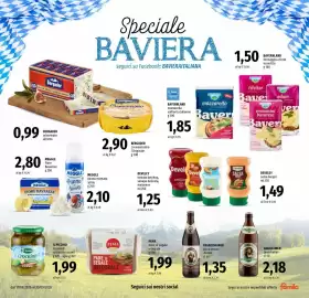 Volantino Famila Superstore Pagina 9: Franziskaner birra weisse dunkel €1,35, Pema pane di segale integrale €1,99