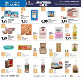 Volantino Emi Market Pagina 21: Selex Pizza Margherita €1,00, SELEX taralli assortiti €1,00