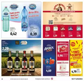 Volantino Emi Market Pagina 24: Campari Soda €8,90, Moretti birra speciale abbr €2,99