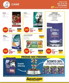 Volantino Arcaplanet Pagina 12: Lily's Kitchen vaschetta cane €9,99, N&D Ocean Crocchette Cane €29,49