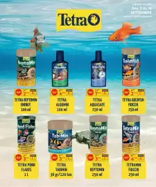 Volantino Arcaplanet Pagina 20: Tetra pond flakes €3,33, Tetramin fiocchi €4,75