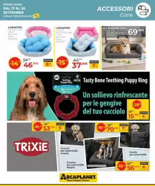 Volantino Arcaplanet Pagina 27: Cuccia ovale Luna&Teo €46,99, Cuccia rettangolare Luna&Teo €37,99