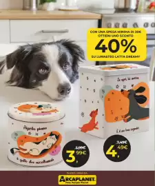 Volantino Arcaplanet Pagina 30: Aprilo piano il gatto sta ascoltando €3,99, Luna&Teo Latte Dreamy €4,49