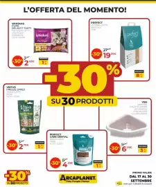 Volantino Arcaplanet Pagina 4: Perfect Care Dental Snack Gatto €4,33, Virtus freeze dried snack gatto €2,79
