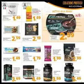 Volantino Todis Pagina 15: 1attimo in forma BCAA 2:1:1 €3,59, Sfoglie proteiche con sesamo €2,19