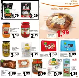 Volantino Todis Pagina 17: Biscotti Twin Go €1,69, Chips & Lips Patatine Classiche €1,79
