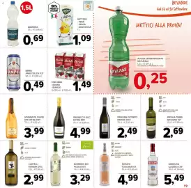 Volantino Todis Pagina 19: Vino Brik Beldì €1,49, Gassosa Spinner €0,69
