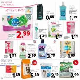 Volantino Todis Pagina 22: Scala Detersivo Piatti €1,59, Chanteclair ammorbidente concentrato muschio bianco €2,99