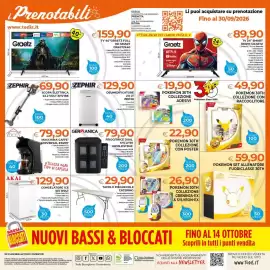 Volantino Todis Pagina 24: Zephir deumidificatore €129,90, Scopa elettrica ZEPHIR €69,90