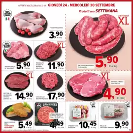 Volantino Todis Pagina 5: Fusi di tacchino €3,90, Tagliata di bovino adulto €17,90
