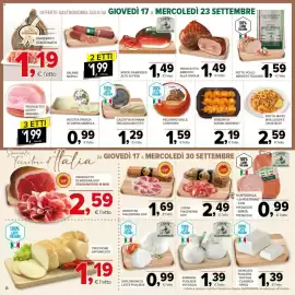 Volantino Todis Pagina 6: Prosciutto arrosto alla griglia €1,49, L'arte delle specialità €0,99