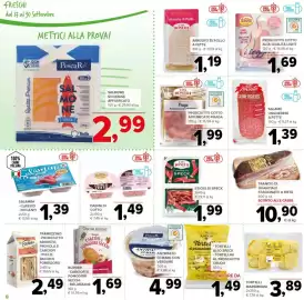 Volantino Todis Pagina 8: Le fette pronte Salame Ungherese €1,39, Tortelli Maremmani €3,89