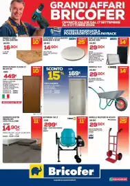 Volantino Bricofer Pagina 1: Porta blindata classe C3 €449,00, Porta Valencia €169,00