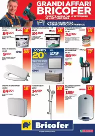 Volantino Bricofer Pagina 4: Pompa sommergibile inox acque scure Newton €69,90, Protettivo consolidante La Terrazza €24,90