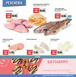 Volantino Coop Master Alleanza 3.0 Pagina 11: Filetto di platessa €17,90, Burger di salmone confezionato €4,79
