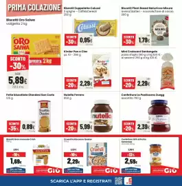 Volantino Coop Master Alleanza 3.0 Pagina 18: Nutella Ferrero €5,99, Mini Croissant Santangelo €2,29