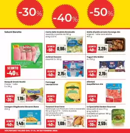 Volantino Coop Master Alleanza 3.0 Pagina 2: Carta delle Insalate Bonduelle €0,98, Affettati Aequilibrium Aia