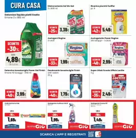 Volantino Coop Master Alleanza 3.0 Pagina 25: Detersivo lavastoviglie Power Gel Finish limone €3,99, Asciugoni Regina €1,99