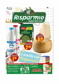 Volantino Risparmio Supermercati Pagina 1: Stella Latte UHT Intero/PS €1,19, Findus Pisellini Primavera €2,99
