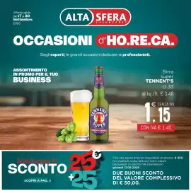 Volantino Altasfera Pagina 1: Birra super Tennent's €1,15