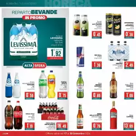 Volantino Altasfera Pagina 12: Birra Nastro Azzurro Peroni €0,89, Red Bull Energy Drink €1,39