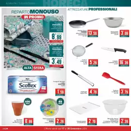 Volantino Altasfera Pagina 14: Bacinella sferica fondo piano in plastica trasparente €2,39, Spatola in silicone €3,79