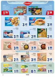 Volantino Gruppo di Palo Pagina 22: Findus 5 fiori di nasello €3,79, Findus burger di merluzzo €2,65