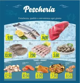Volantino Mercadò Pagina 6: Seppia fresca €13,90, Totani decongelati €7,90