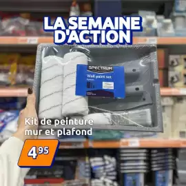 Catalogue Action semaine 38 page 6: Kit de peinture mur et plafond €4,95