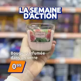 Catalogue Action semaine 38 page 8: Bougie parfumée dans un verre €0,99