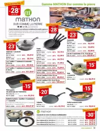 Catalogue Mathon page 13: Crêpière €42,39, Poêle à poisson ovale €58,64