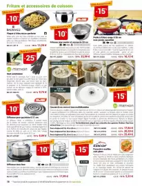 Catalogue Mathon page 18: BAUMALU Plaque à frites micro-perforée €13,50, Ibili Friteuse avec panier et couvercle 20 cm €35,99