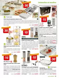 Catalogue Mathon page 25: DOMO Set moulins à sel et à poivre rechargeables €33,29, De Buyer Moulin à muscade SOKO €35,48