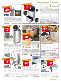 Catalogue Mathon page 37: WENKO Escabeau pliable €152,15, WENKO Marche pied pliable €17,49