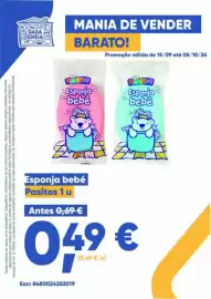 Folheto Casa Cheia Página 1: Esponja bebé Pasitos €0,49