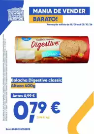 Folheto Casa Cheia Página 6: Bolacha Digestive classic Alteza €0,79