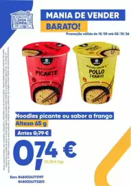 Folheto Casa Cheia Página 9: Noodles picante ou sabor a frango Alteza €0,74
