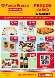 Folheto Ponto Fresco Página 2: Pizza forno lenha amanh €2,49, Vinho Reguengos €1,85