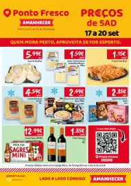Folheto Ponto Fresco Página 2: Pizza forno lenha amanh €2,49, Vinho Reguengos €1,85