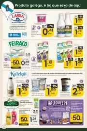 Folleto Eroski Página 12: Casa grande de xanceda - en las kombuchas señalizadas €2,49, Larsa - leche pastoreo €1,66