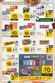 Folleto Eroski Página 15: Donuts Bombón €1,49, Ambrosias Tirma €0,97