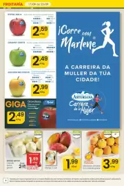Folleto Eroski Página 2: Mango €1,99, Melocotón de Calanda Melocotón amarillo €3,99