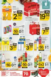 Folleto Eroski Página 21: Aquarius bebida isotónica de limón o naranja €3,60, Aquarius bebidas isotónicas €1,05